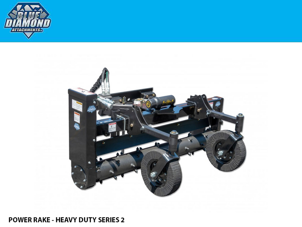 Power Rakes for Skid Steers | Turf & Grading Tools | LEC