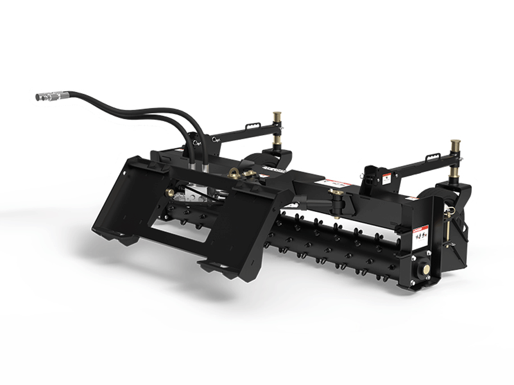 VIRNIG Power Rake for Skid Steer