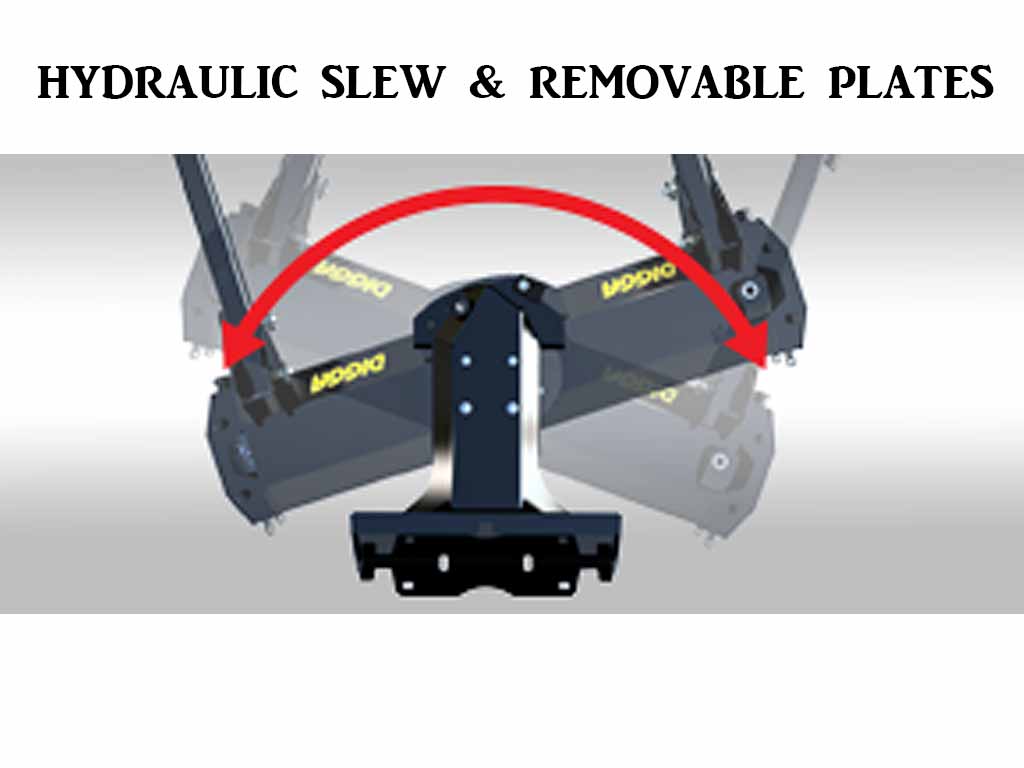 DIGGA Mini Power Rake for mini loaders