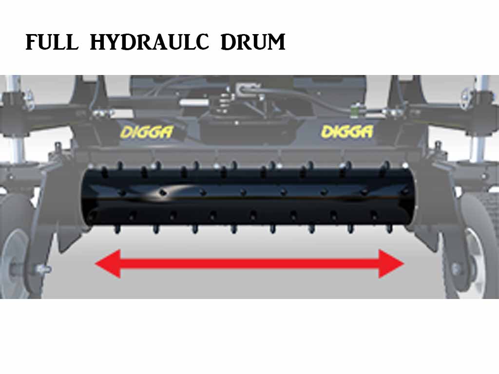 DIGGA Mini Power Rake for mini loaders