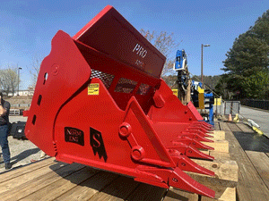 Solesbees pro-series 4-in-1 bucket for skid steers