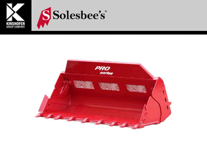 Solesbees pro-series 4-in-1 bucket for skid steers