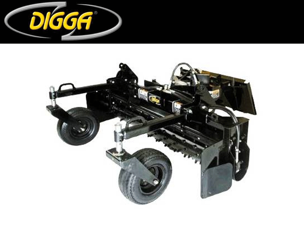 DIGGA Power Rake for Skid Steer