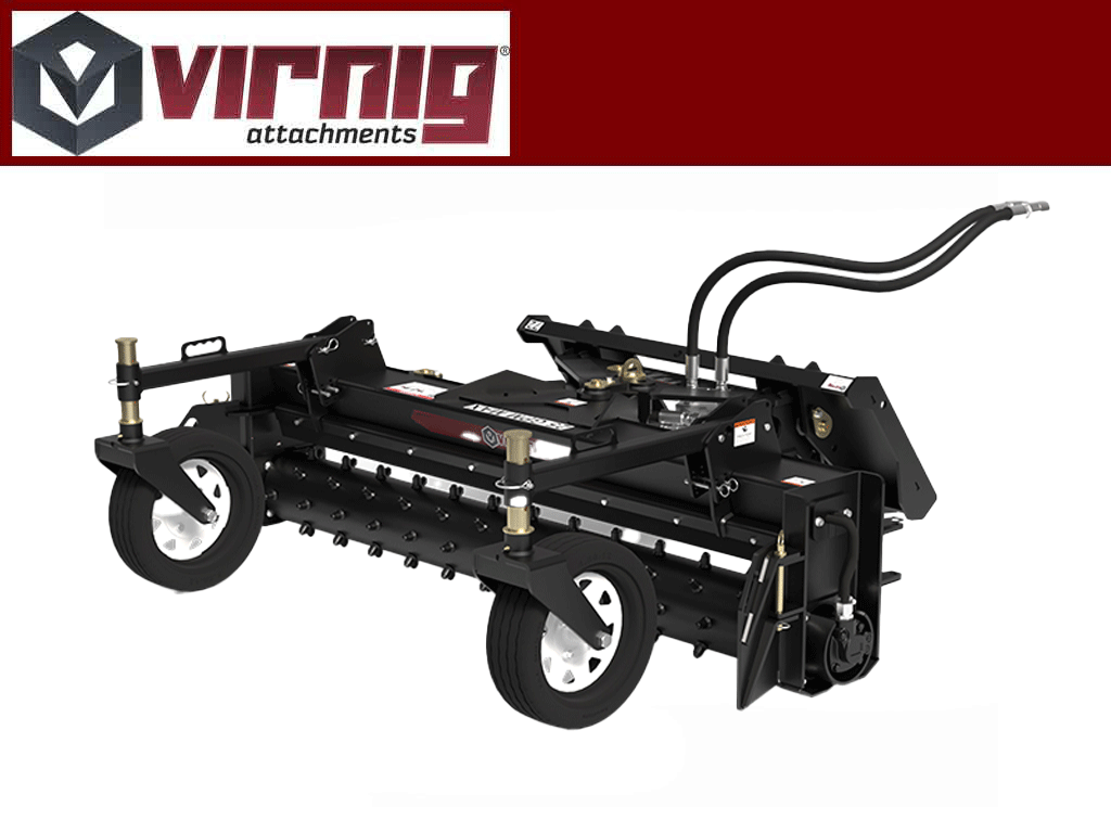 VIRNIG Power Rake for Skid Steer