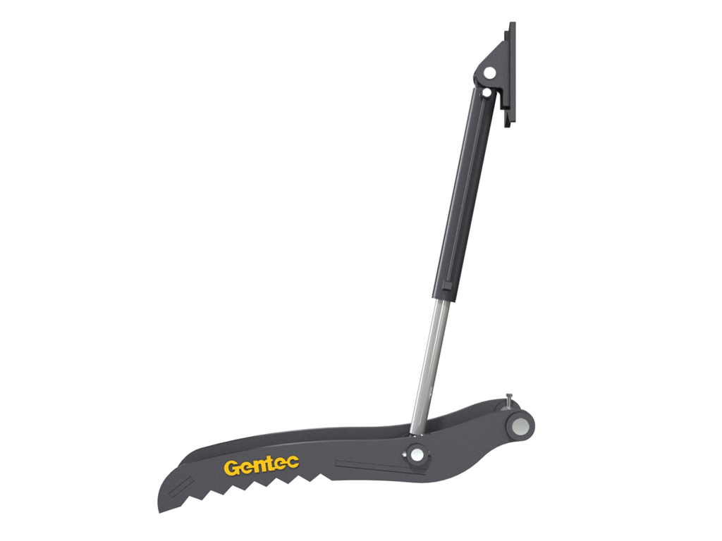 PT250 GENTEC Hydraulic Pin-On Thumb for 40,000lbs to 54,000lbs Excavator - 2 Tines