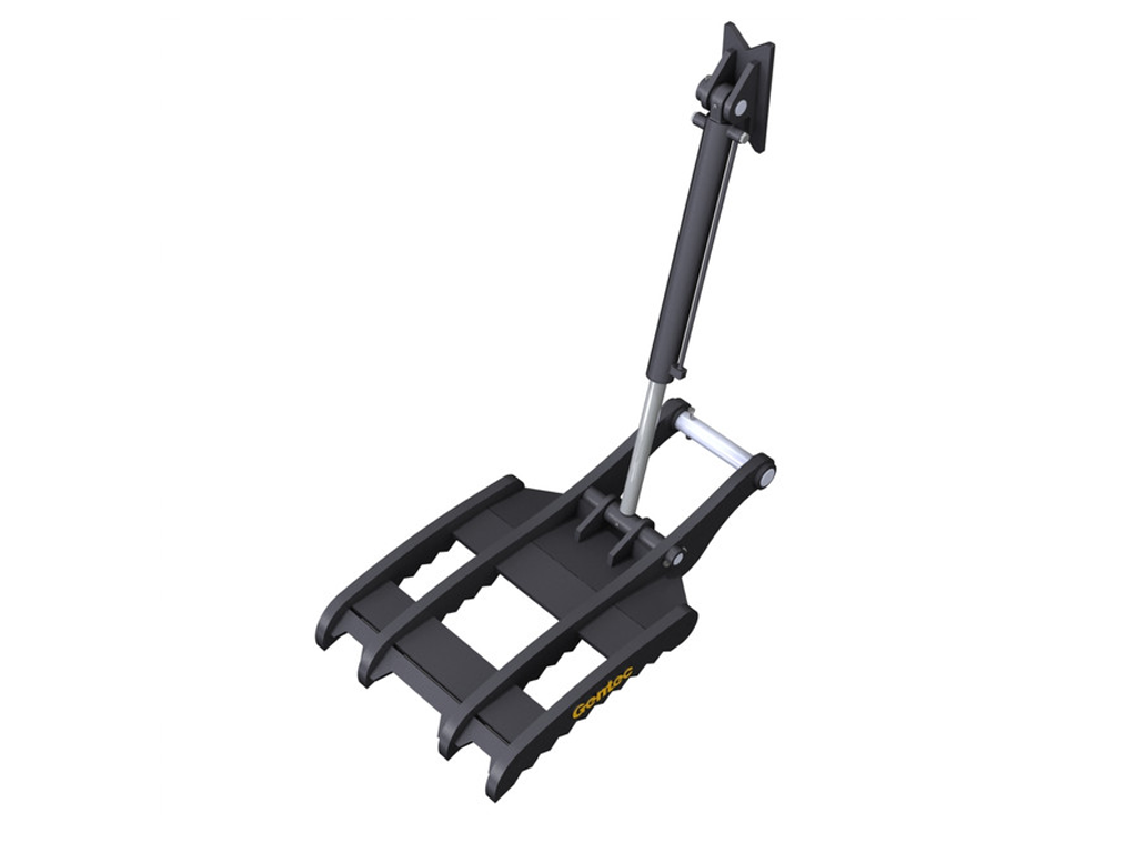 PT460 GENTEC Hydraulic Pin-On Thumb for 54,000lbs to 100,000lbs Excavator - 4 Tines