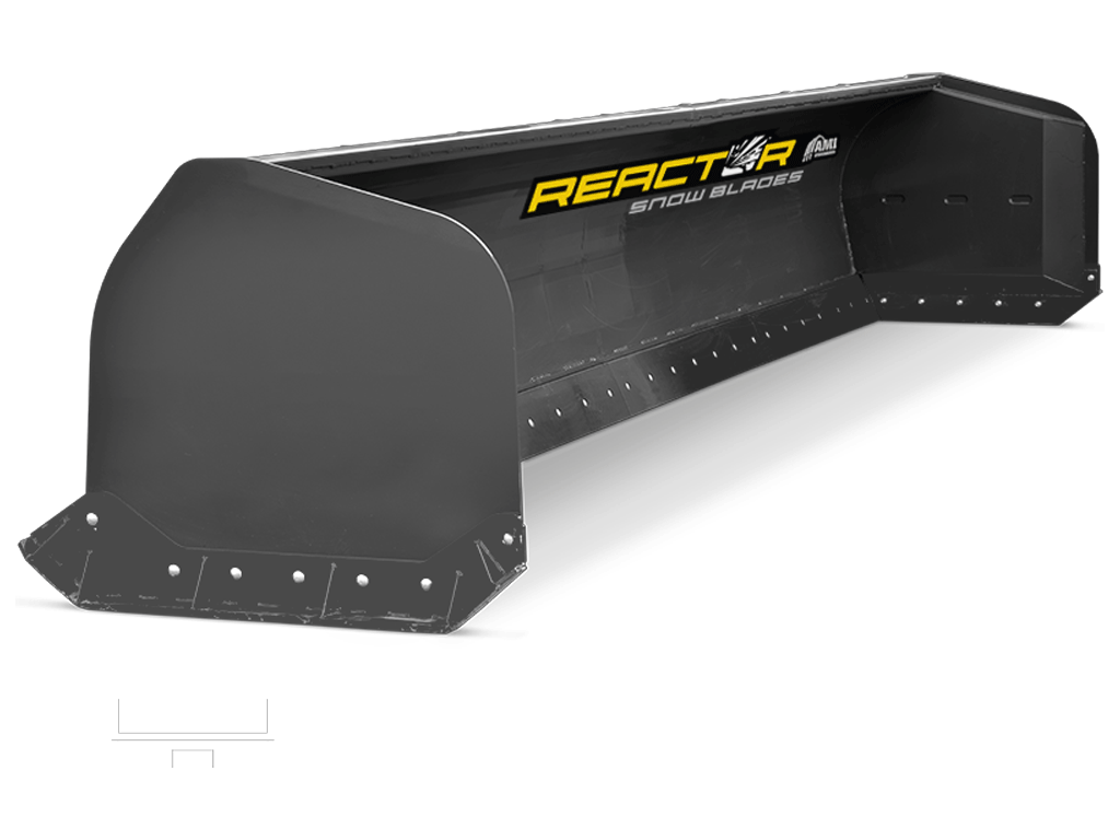 AMI Reactor Pusher Blade – Heavy-Duty Loader Snow Pusher