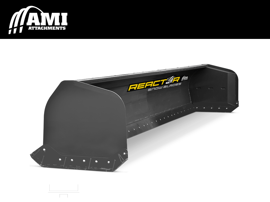AMI Reactor Pusher Blade – Heavy-Duty Loader Snow Pusher