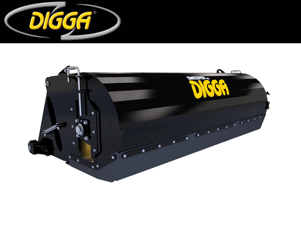 DIGGA Sweeper pick up bucket broom