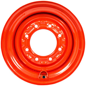 TNT Bobcat orange 8 bolt heavy duty rim for 10x16.5 skid steer tires