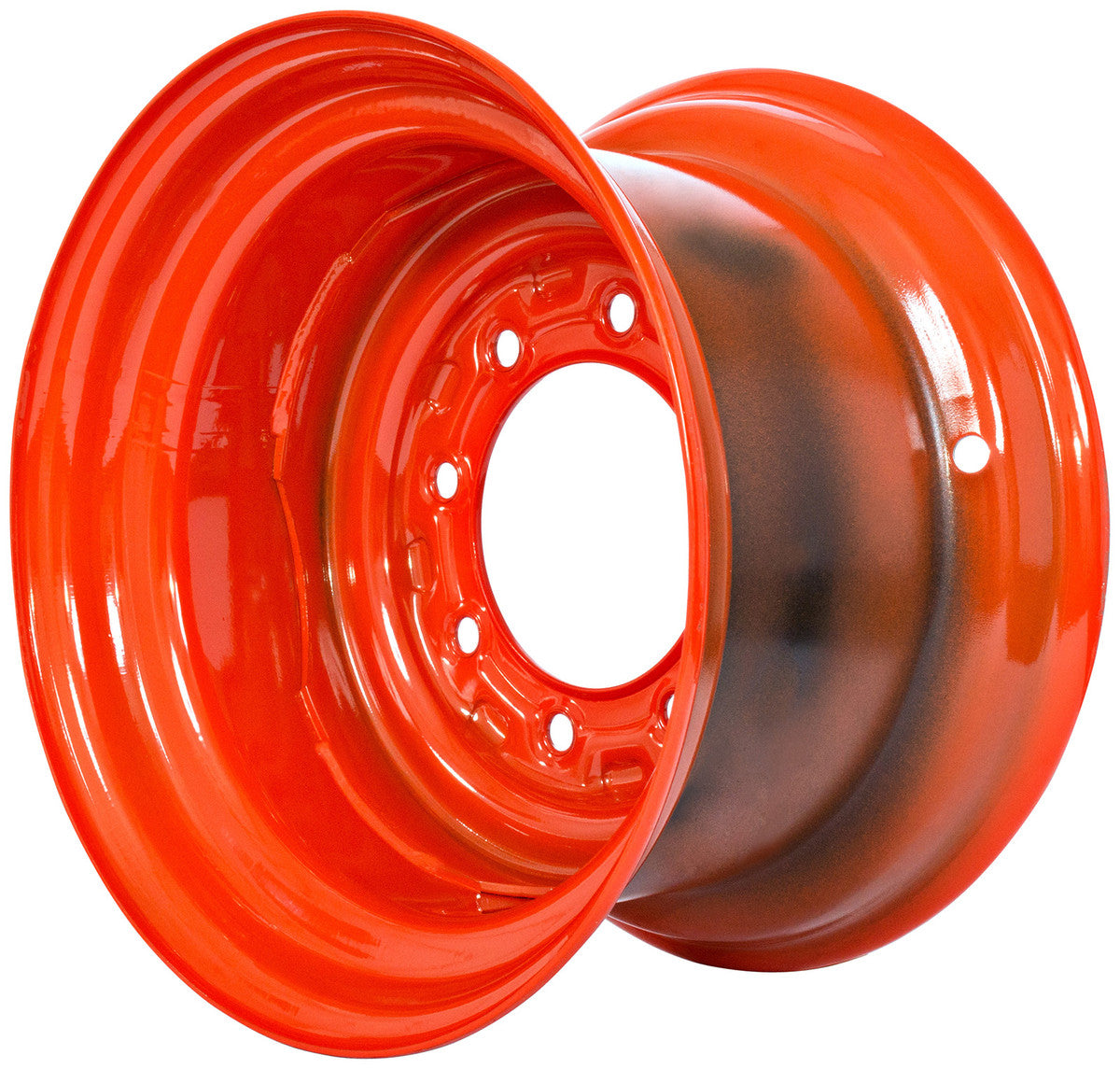 TNT Bobcat orange 8 bolt heavy duty rim for 10x16.5 skid steer tires