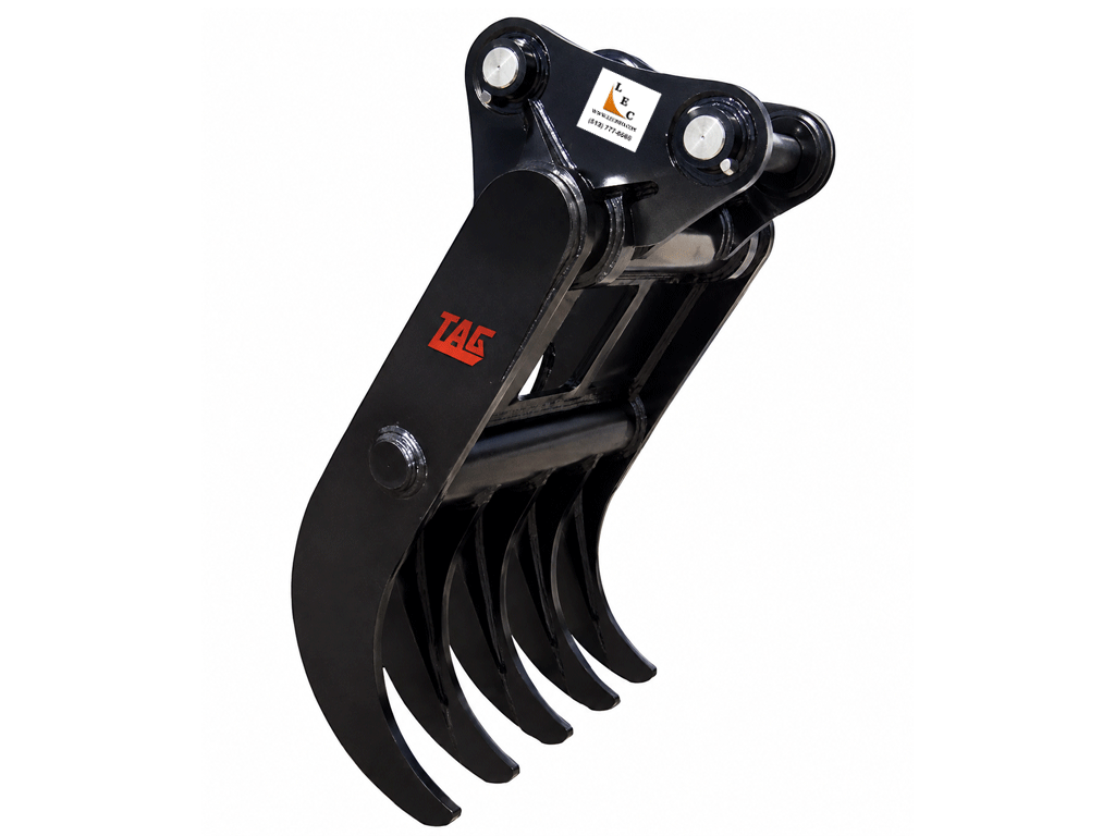 Rastrillo TAG para miniexcavadoras de 8000 a 12000 lbs.