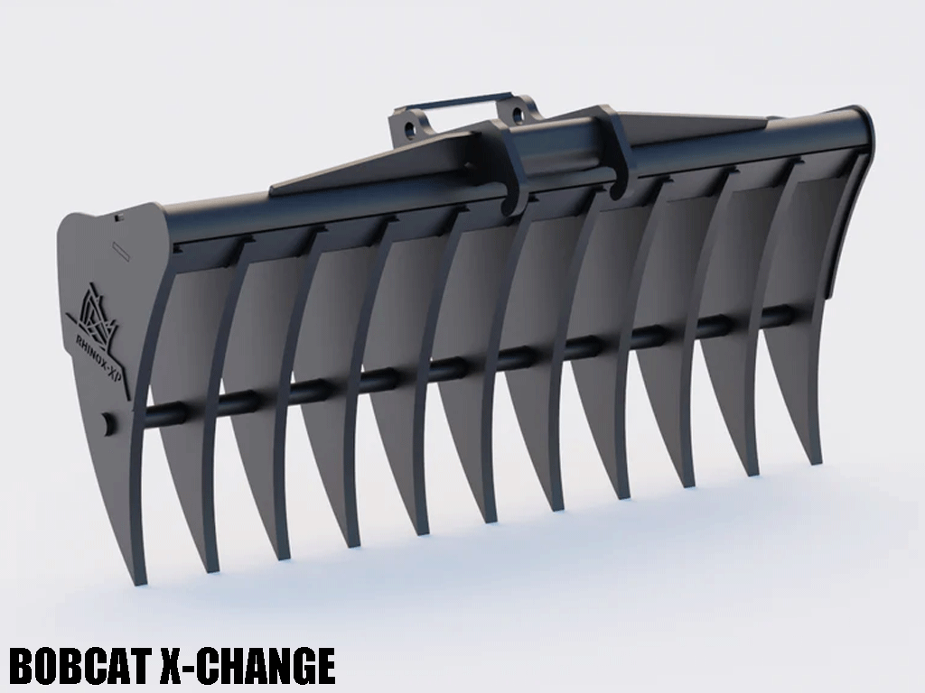 Rhinox Excavator Root Rake Attachments