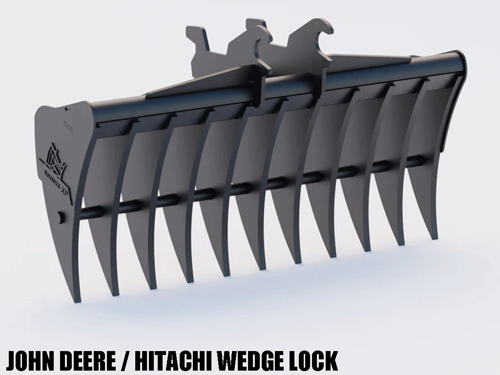Rhinox Excavator Root Rake Attachments
