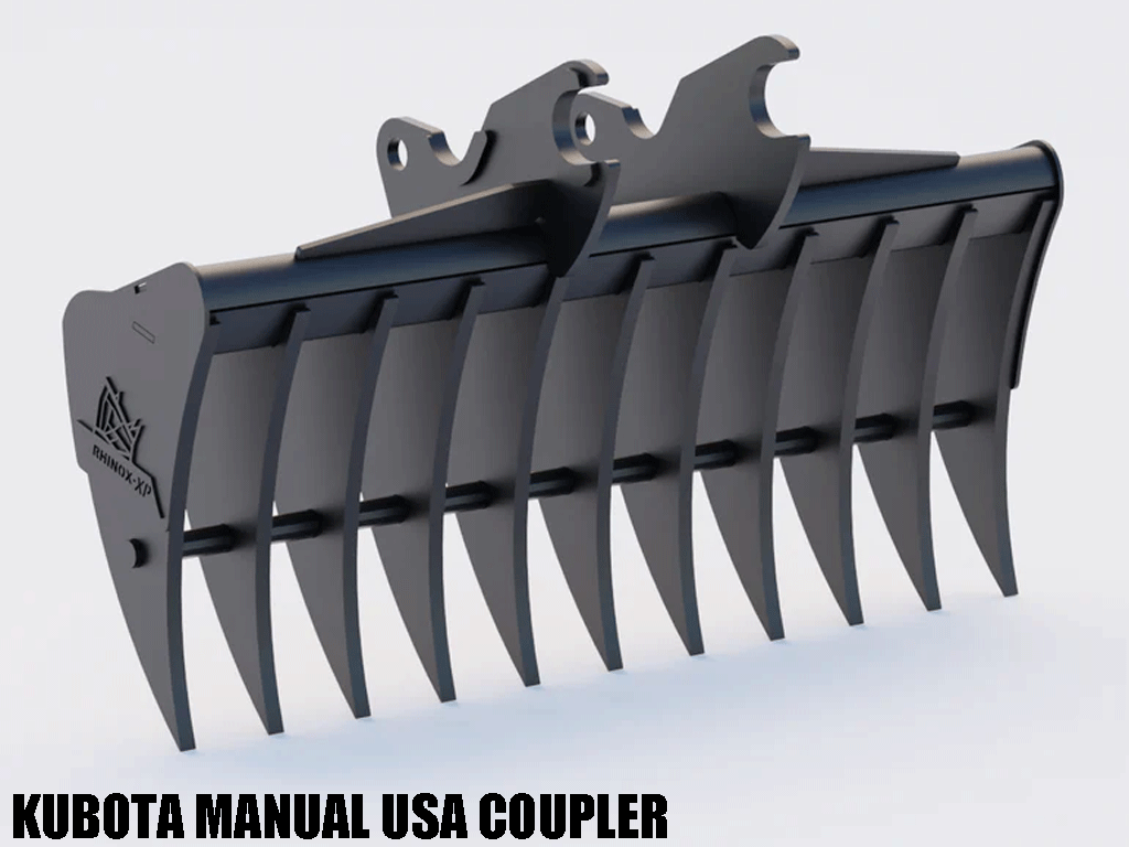 Rhinox Excavator Root Rake Attachments