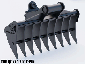 Rhinox Excavator Root Rake Attachments