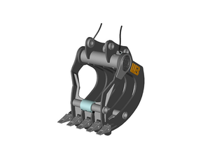 WERK BRAU Hydra-Grip Attachments for excavators 11,000 - 25,000 lbs. (mini 3,4, & 5)