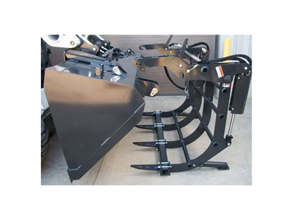HAUGEN ROUND BALE GRAPPLE FOR SKID STEERS