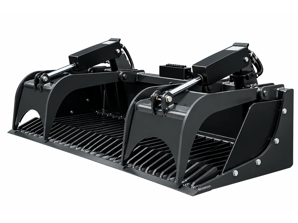 SPIDER ATTACHMENTS Heavy Duty Rock Grapler for skid steer loader