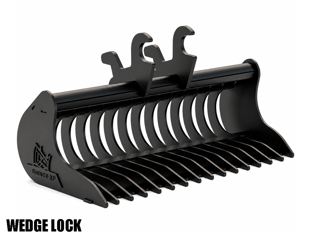 RHINOX RAKE RIDDLE BUCKET 2 to 4 Ton Class