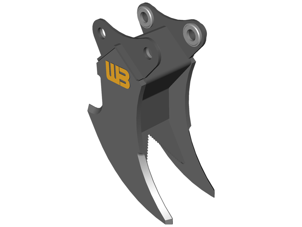 Werk-brau Stump Ripper for Mini excavators 5,000-11,000 lbs. (mini 1 & 15)