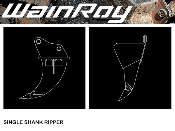 Chain Brush Ripper Backhoe Rippers | Brush & Debris Removal Attachments | LEC