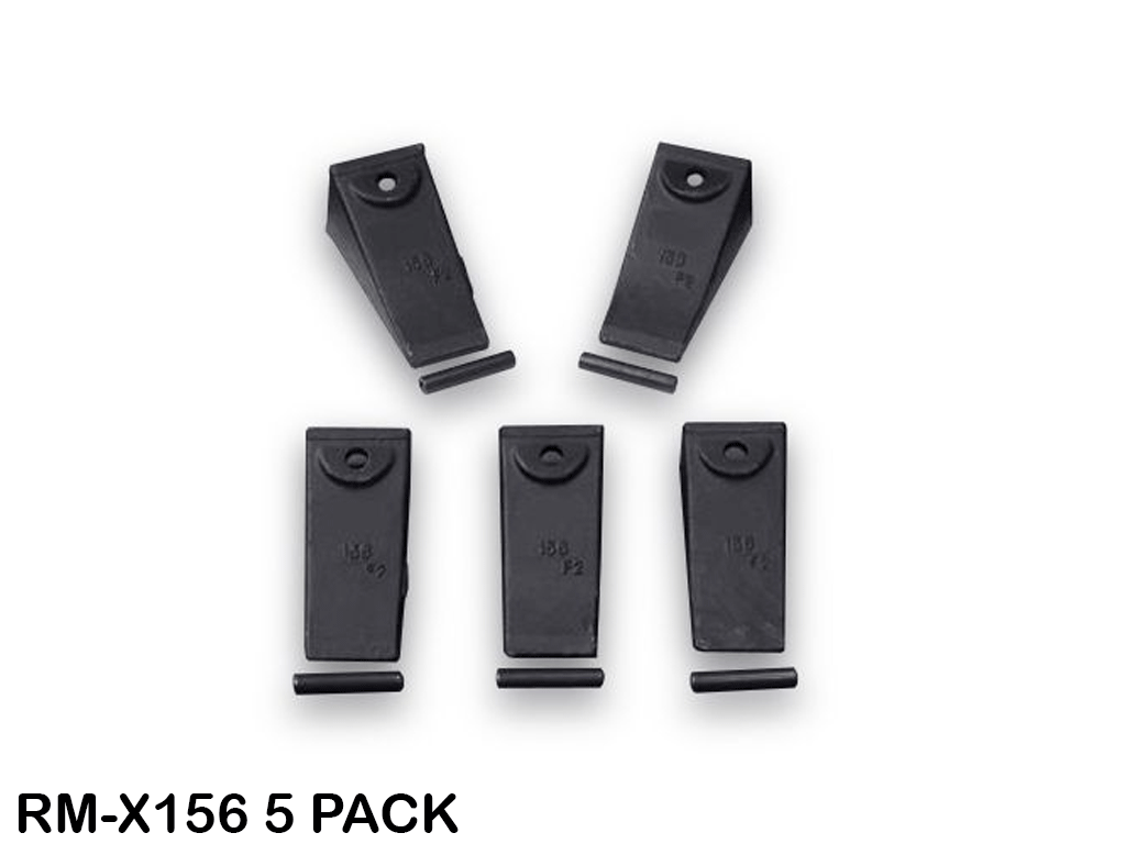 X156 5 PACK | Hensley 5 Packs of Bucket Teeth packed in 5 pack box