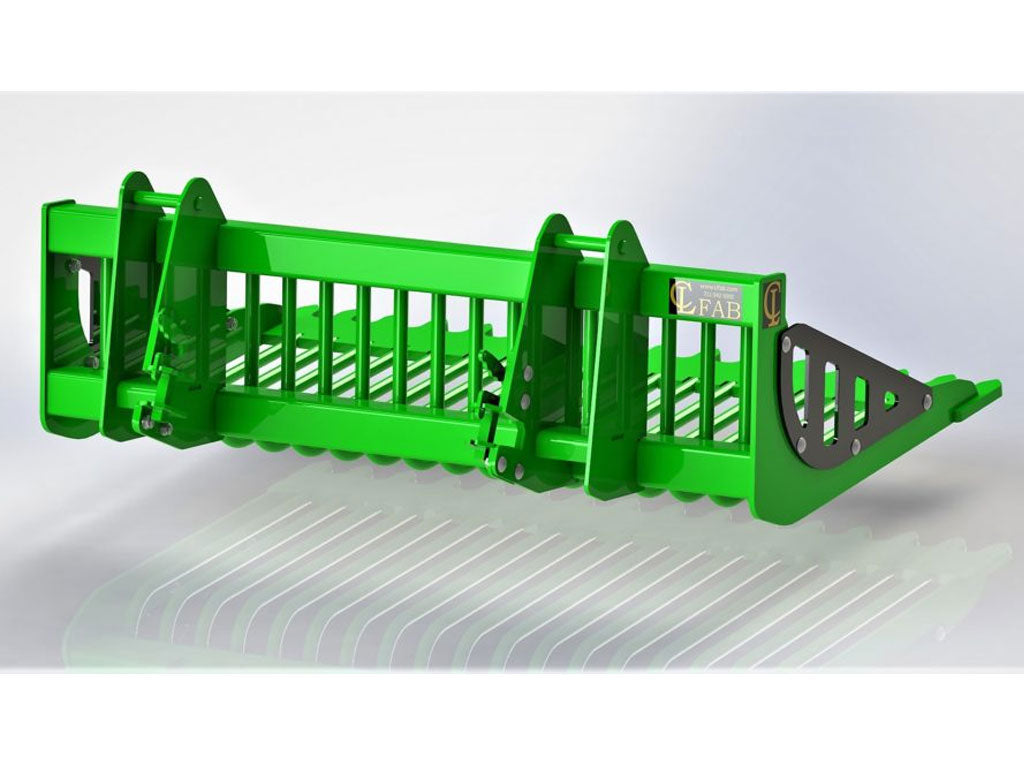 CL Fabrication EZ Rock bucket for skid steer