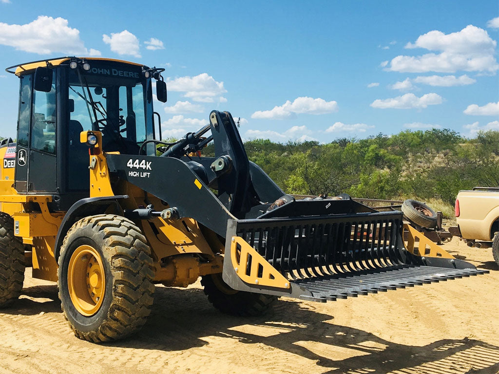 CL Fabrication EZ Rock bucket for skid steer