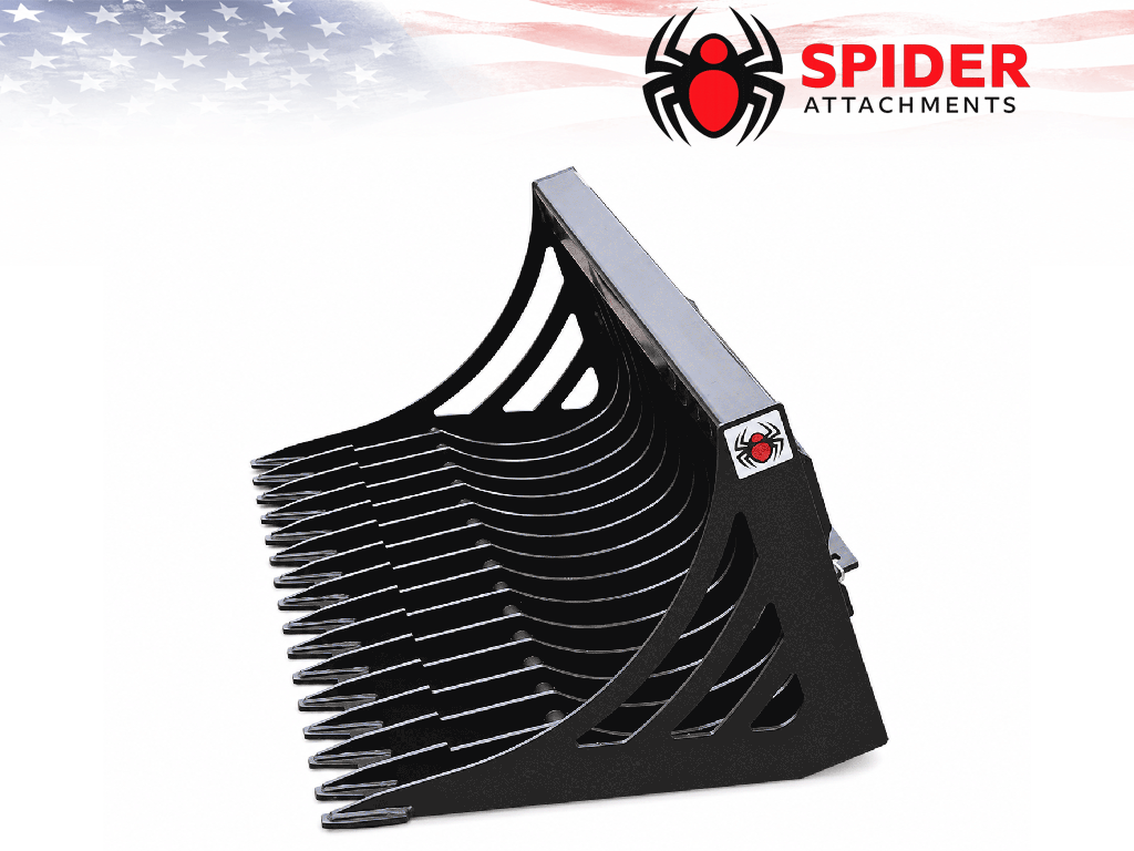 SPIDER ATTACHMENTS rock bucket for mini loader