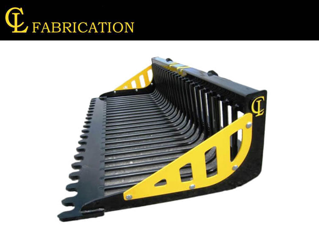 CL Fabrication EZ Rock bucket for skid steer