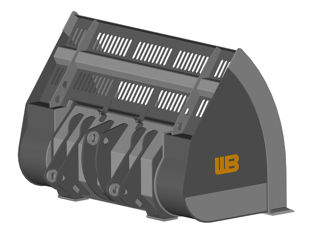 WERKBRAU High Tip / Roll out Bucket for Wheel loaders 33,000 43,000
