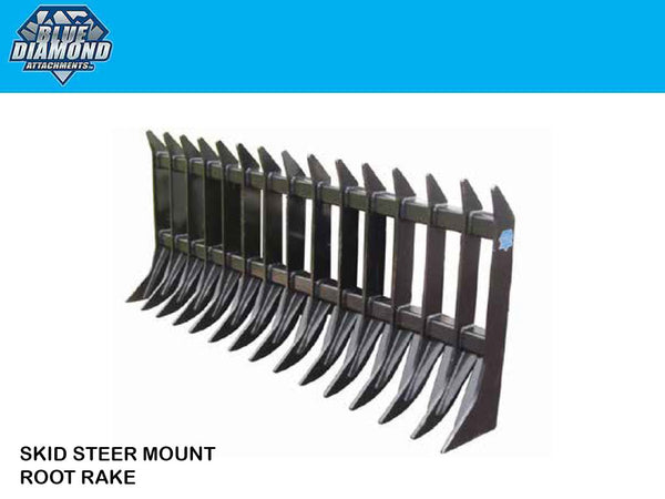 Root Rake Kit Skid Steer Root Rakes | Loader Attachments | LEC