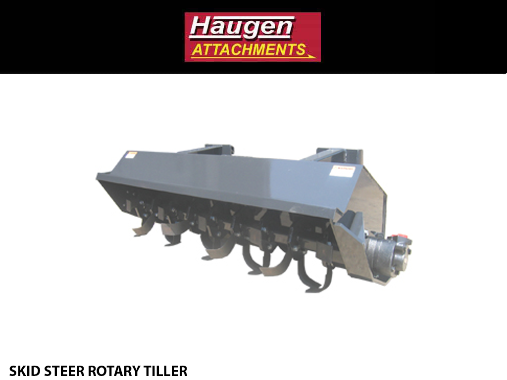 HAUGEN ROTARY TILLERS FOR SKID STEERS