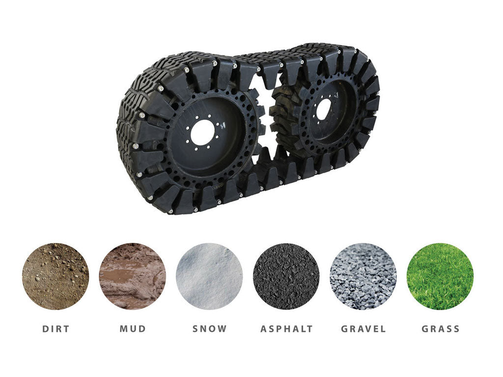 SUMMIT over the tire rubber tracks