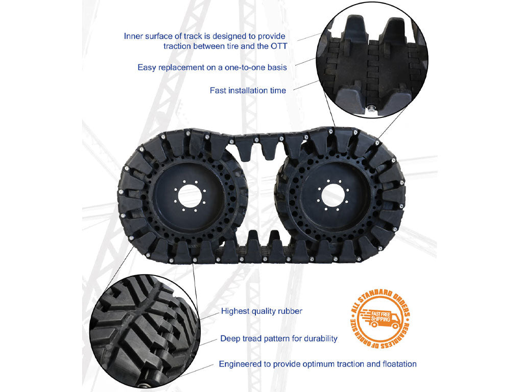 SUMMIT over the tire rubber tracks