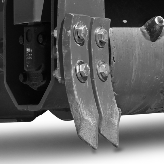 AMI hydraulic power rake for skid steer