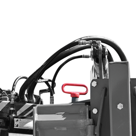 AMI hydraulic power rake for skid steer