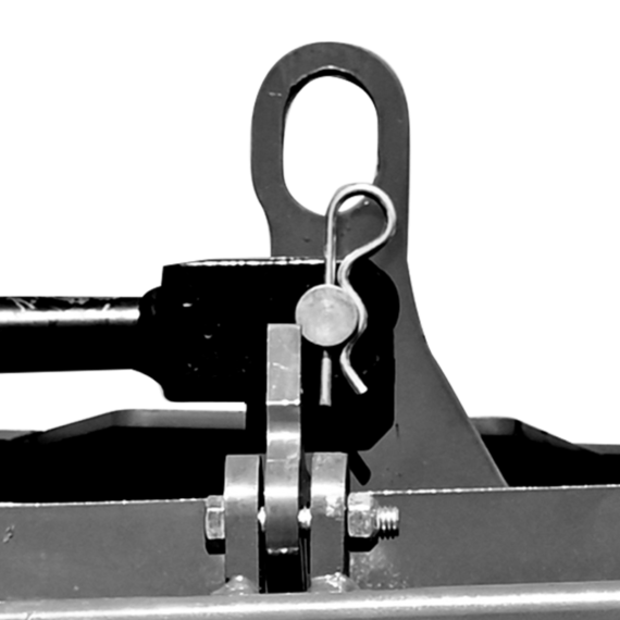 AMI hydraulic power rake for skid steer