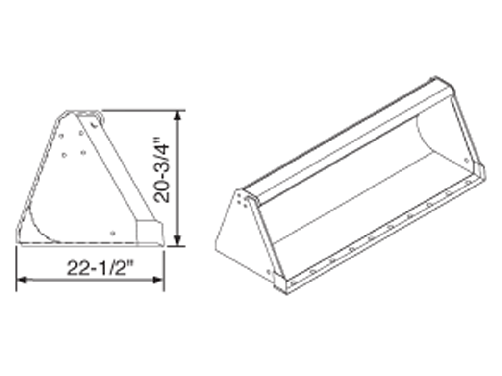 ATI Group Series 200 utility tractor bucket