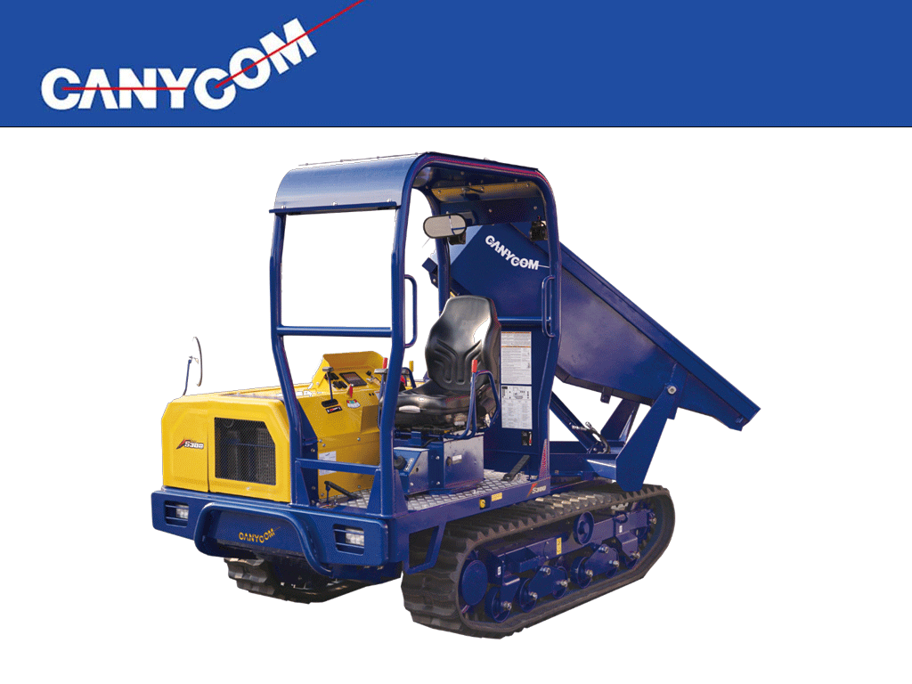 CANYCOM S300PD Heavy Duty Track Carrier with Pivot Dump