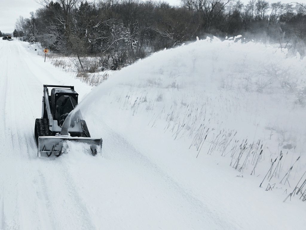 Erskine SB300 Hydraulic Snowblower for Skid Steers & Compact Track Loaders
