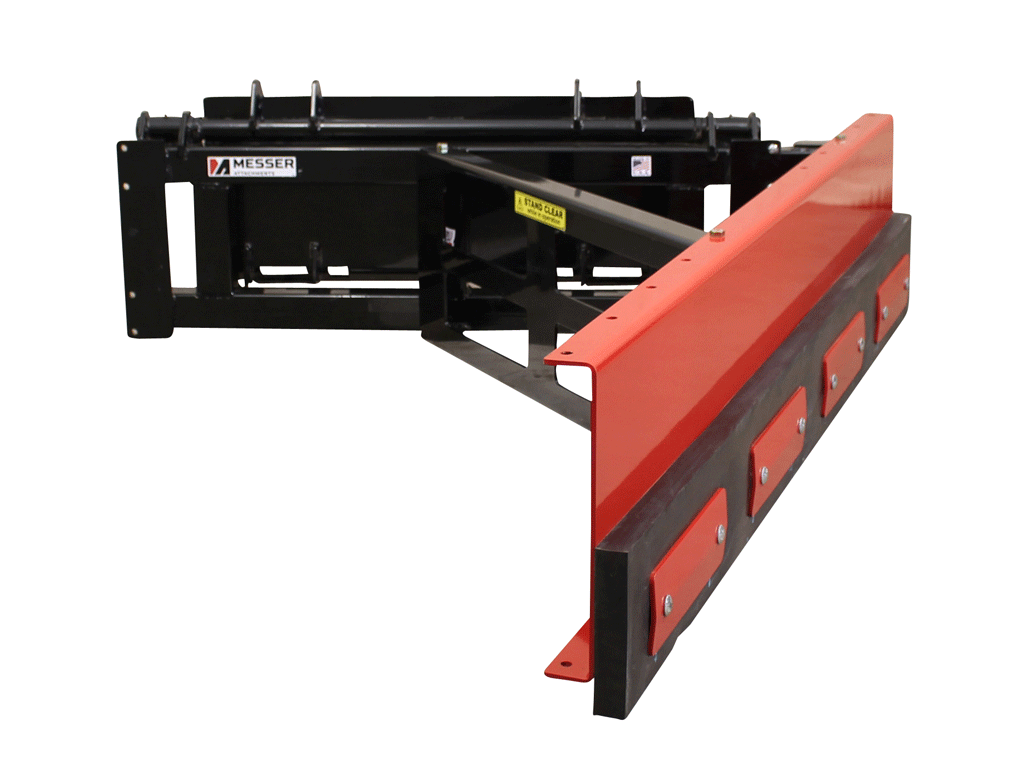 MESSER Single Blade Feed Pusher for skid steer loader