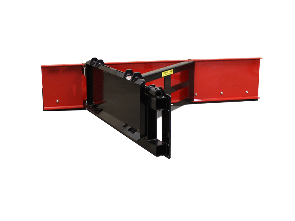 MESSER Single Blade Feed Pusher for skid steer loader