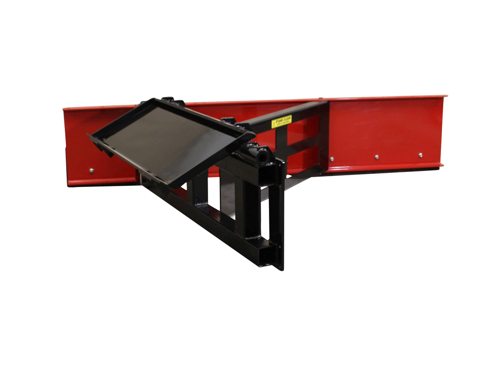 MESSER Single Blade Feed Pusher for skid steer loader