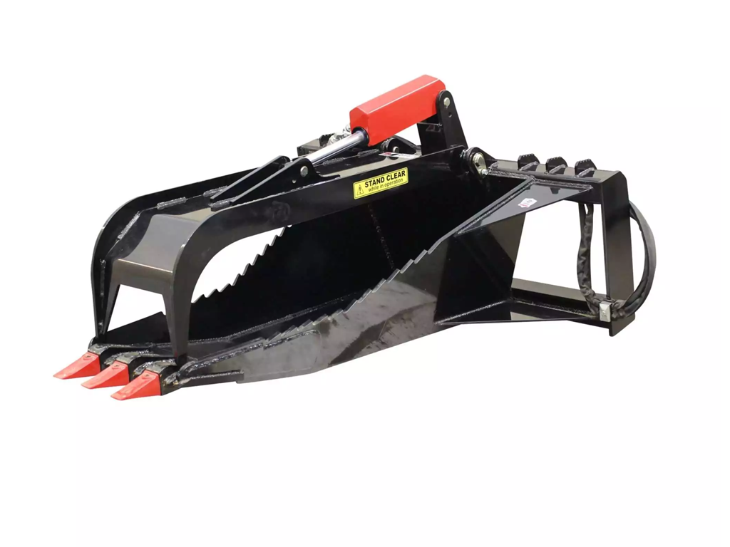 MESSER Stump Bucket Grapple for skid steer