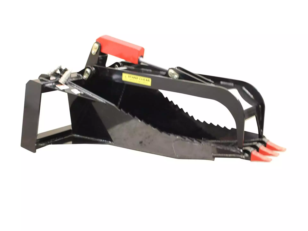 MESSER Stump Bucket Grapple for skid steer