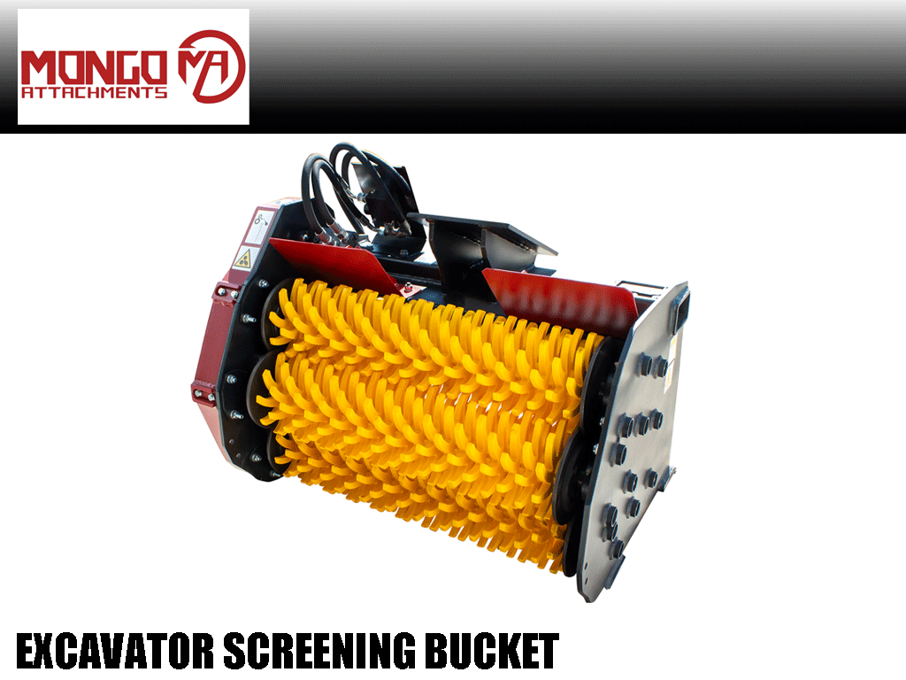 MONGO Attachments Screening Bucket for Excavator