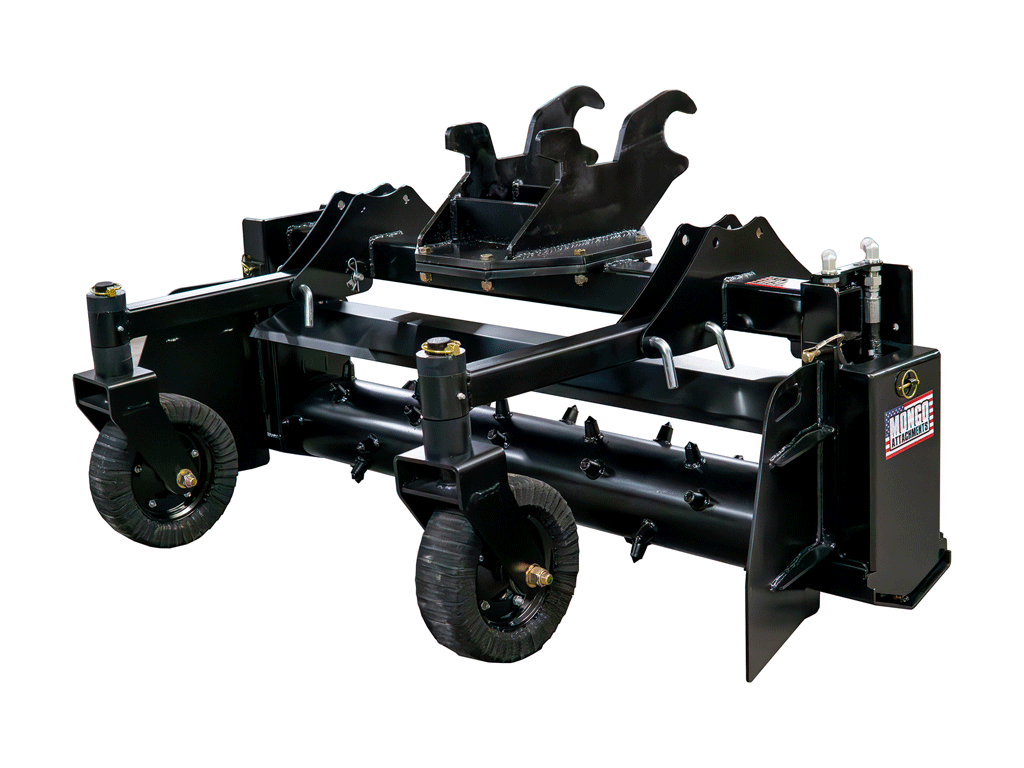 MONGO soil conditioner power rake for excavator