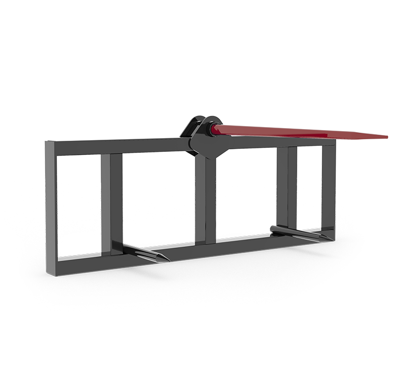 HLA Single Prong Bale Spear for Skid Steer